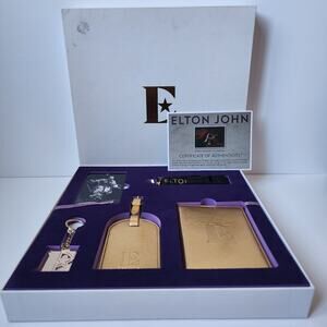 Elton John Farewell Tour Yellow Brick Road VIP Gift Set Box Concert Set